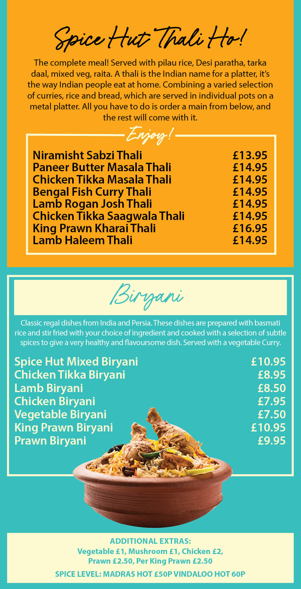 Spice Hut Halesowen Menu 3 v2